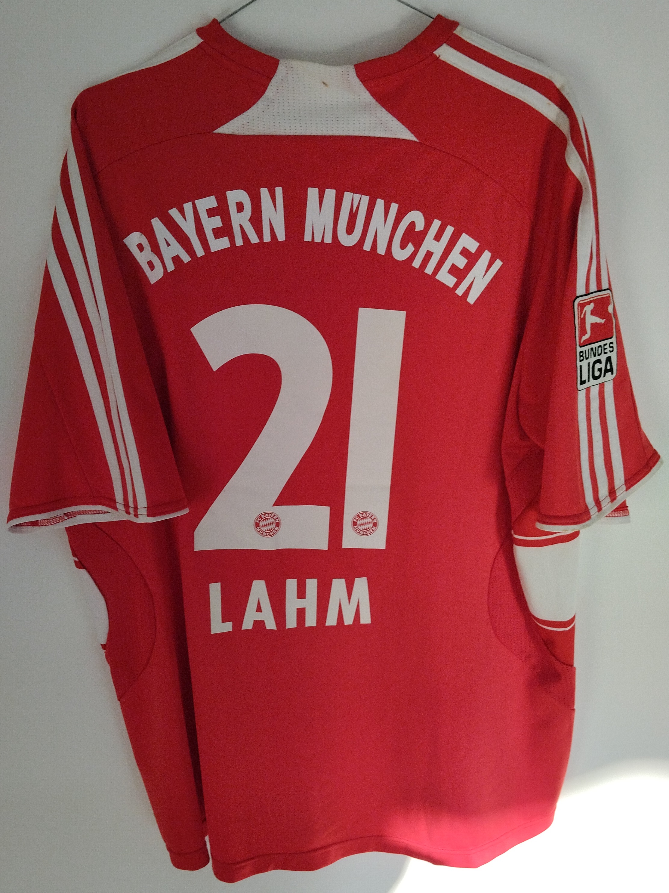 Maglia Bayern Monaco Lahm 2007-2008 retro
