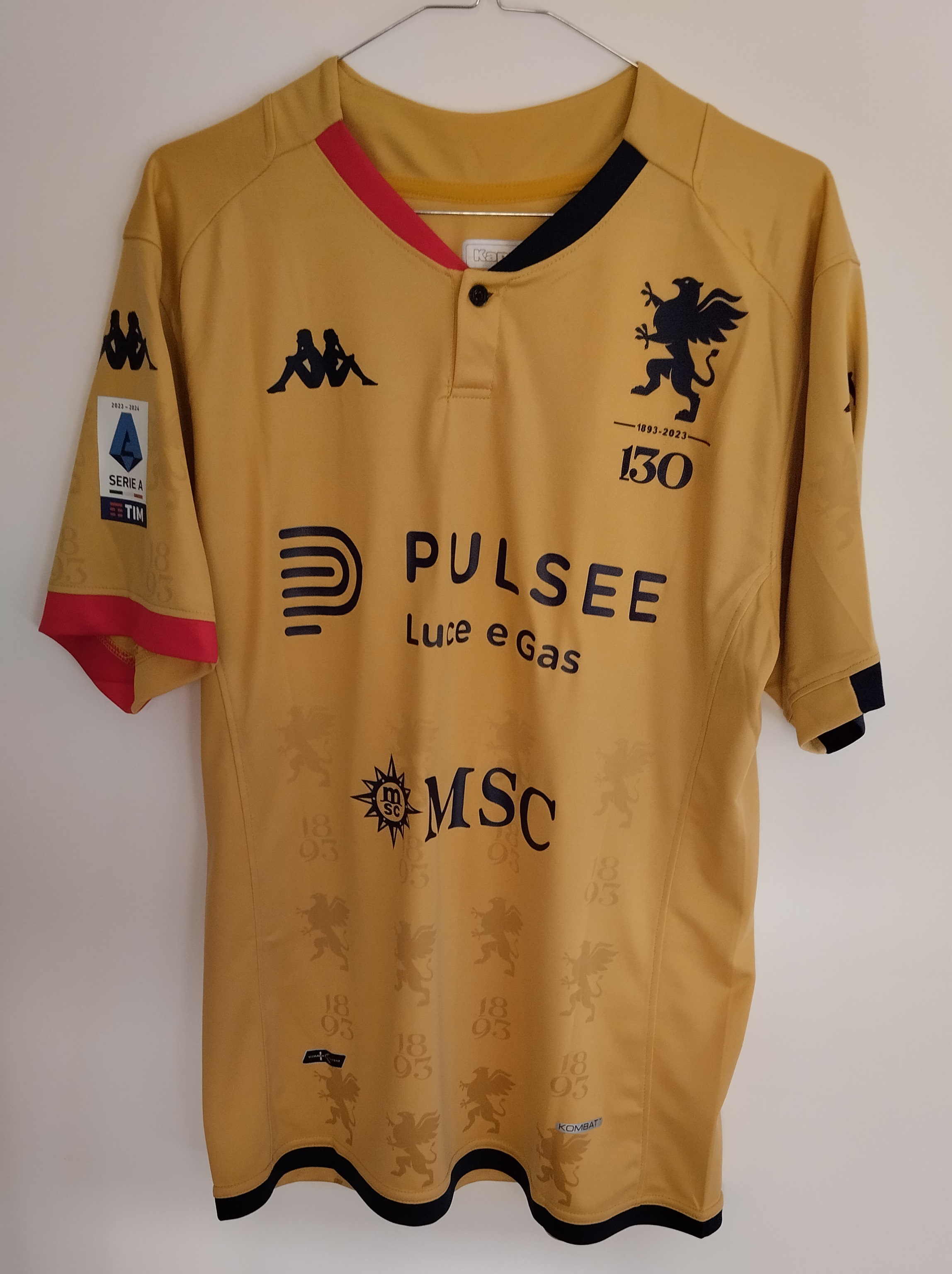 Maglia Genoa Retegui 2023-2024 fronte